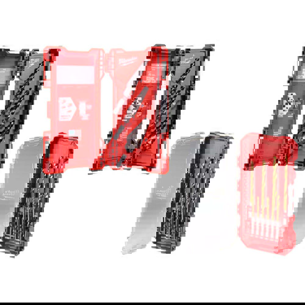 Step Drill Bits; Tool Material: Steel ; Number Of Hole Sizes: 27 ; Shank Type: Hex ; Hole Diameter: 1/8 to 1/2 ; Series: Shockwave ; Number Of Flats: 2